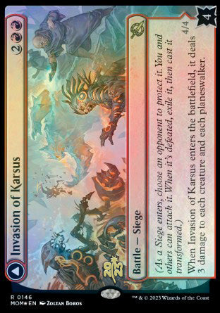 Invasion of Karsus // Refraction Elemental [March of the Machine Prerelease Promos] | GrognardGamesBatavia