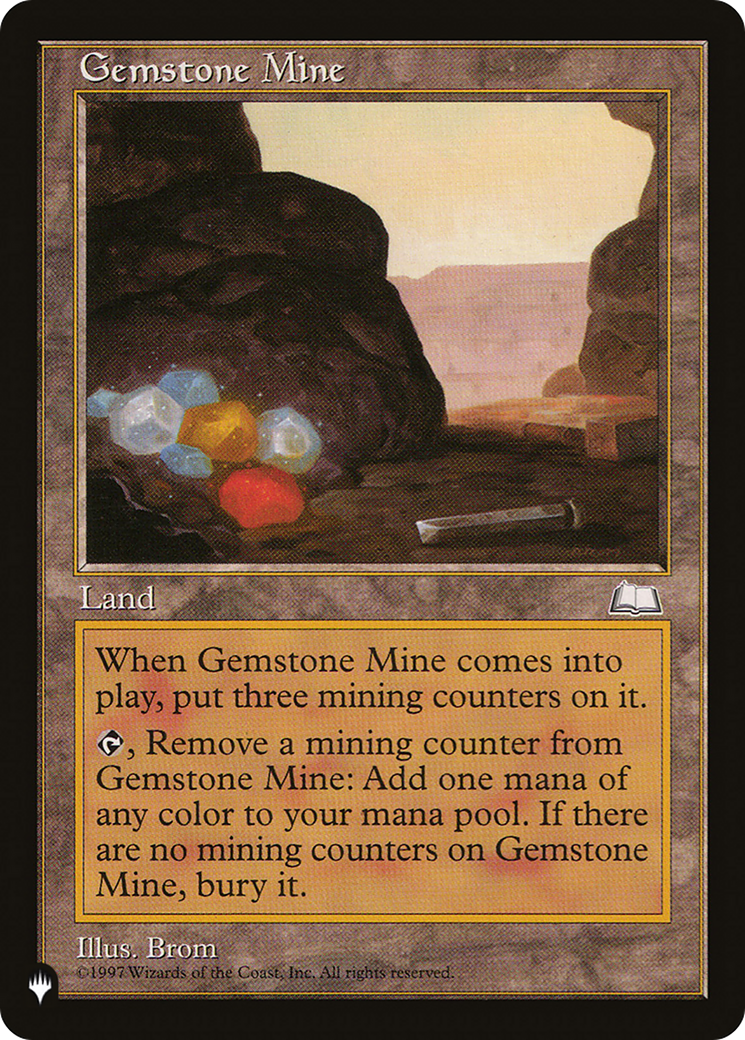 Gemstone Mine (WTH) [The List Reprints] | GrognardGamesBatavia