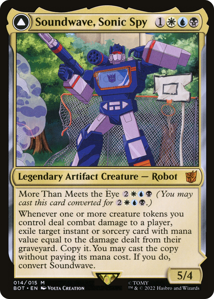 Soundwave, Sonic Spy // Soundwave, Superior Captain [Universes Beyond: Transformers] | GrognardGamesBatavia
