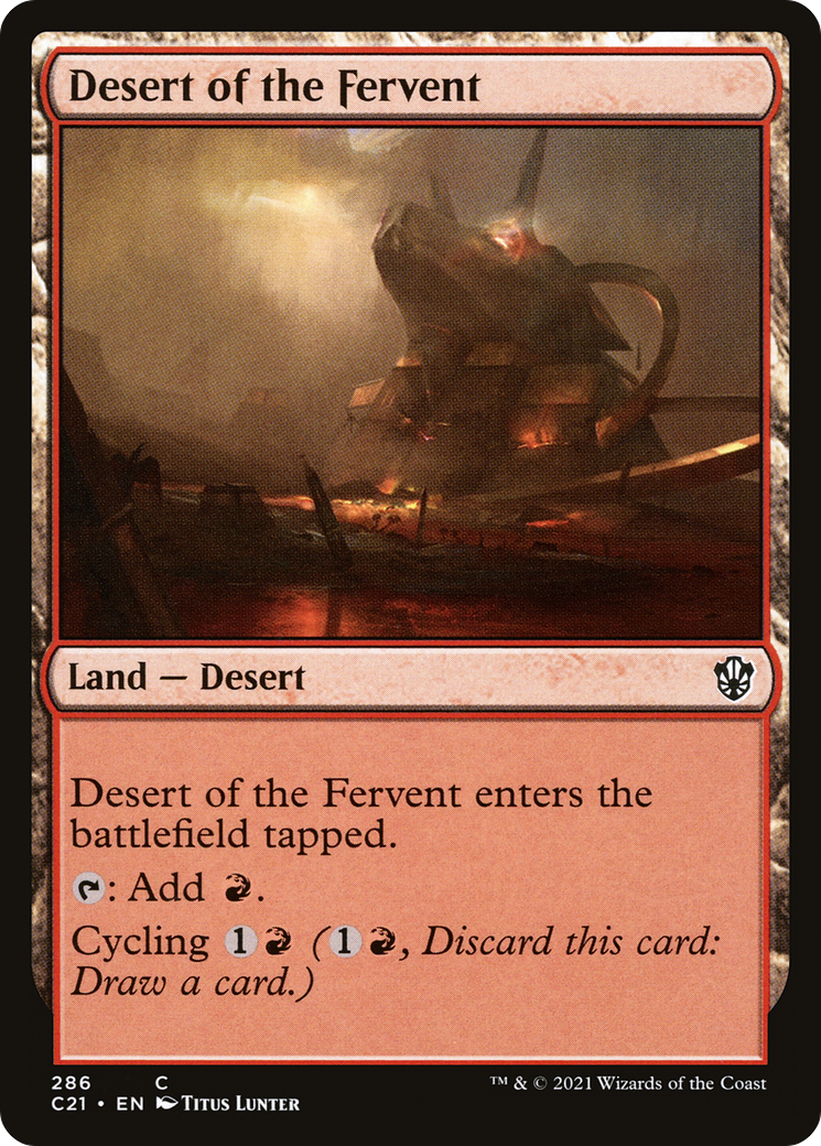 Desert of the Fervent [Commander 2021] | GrognardGamesBatavia