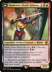 Flamewar, Brash Veteran // Flamewar, Streetwise Operative [Universes Beyond: Transformers] | GrognardGamesBatavia
