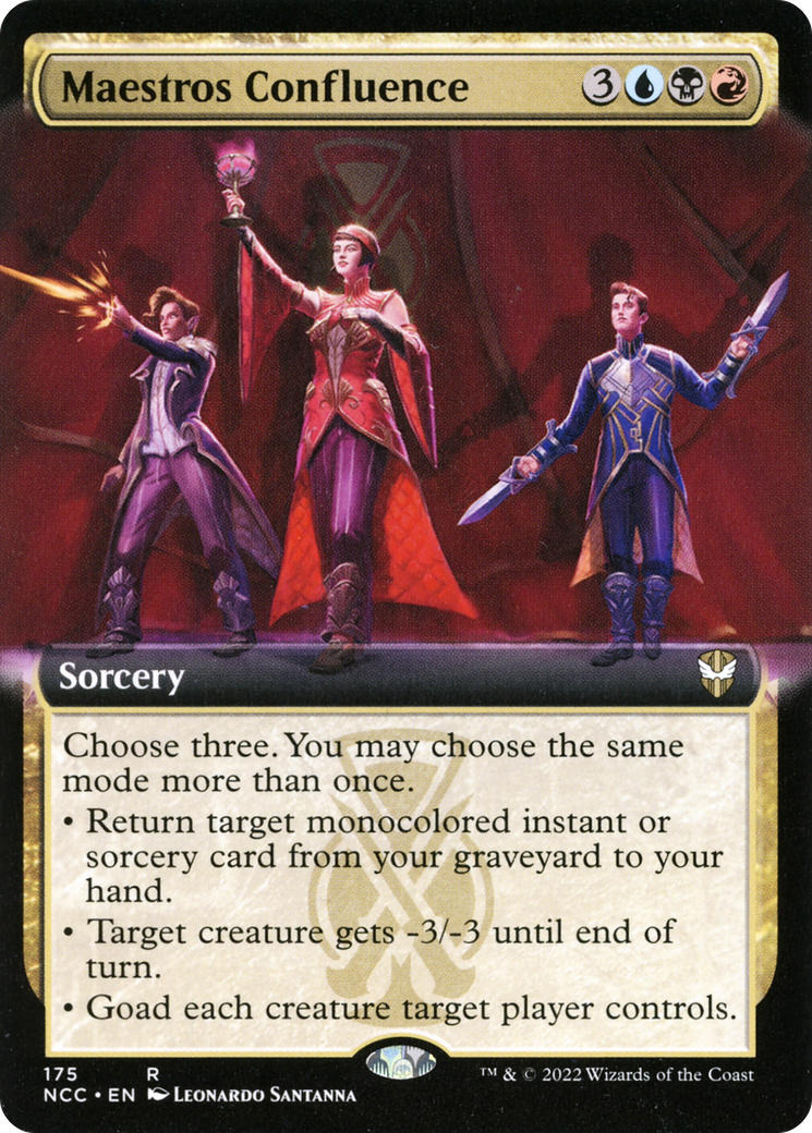 Maestros Confluence (Extended Art) [Streets of New Capenna Commander] | GrognardGamesBatavia