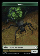 Eldrazi Spawn // Insect Double-Sided Token [Commander Masters Tokens] | GrognardGamesBatavia