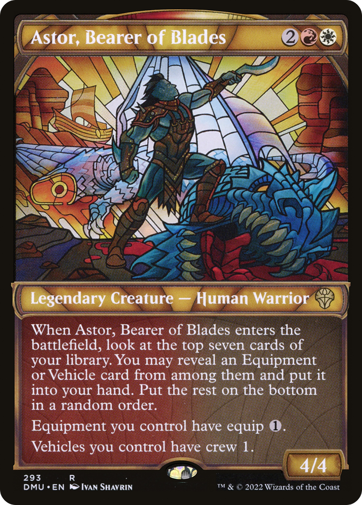 Astor, Bearer of Blades (Showcase) [Dominaria United] | GrognardGamesBatavia