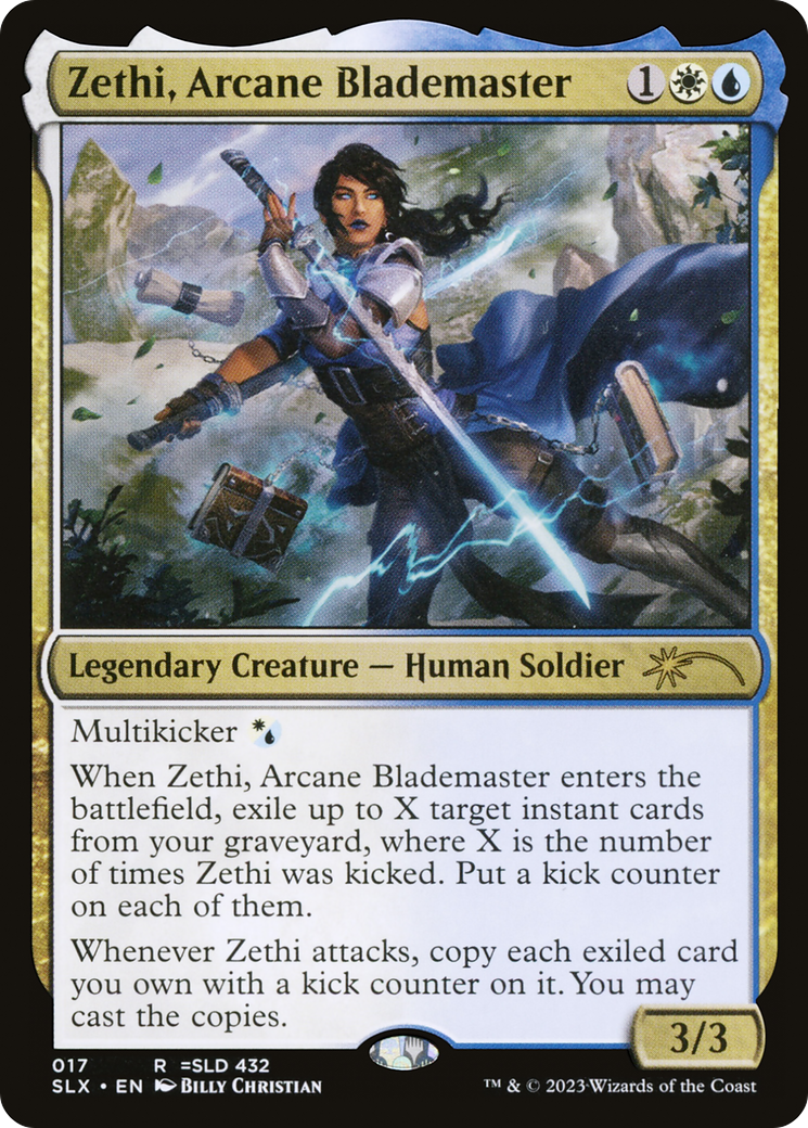 Zethi, Arcane Blademaster [Secret Lair: Universes Within] | GrognardGamesBatavia