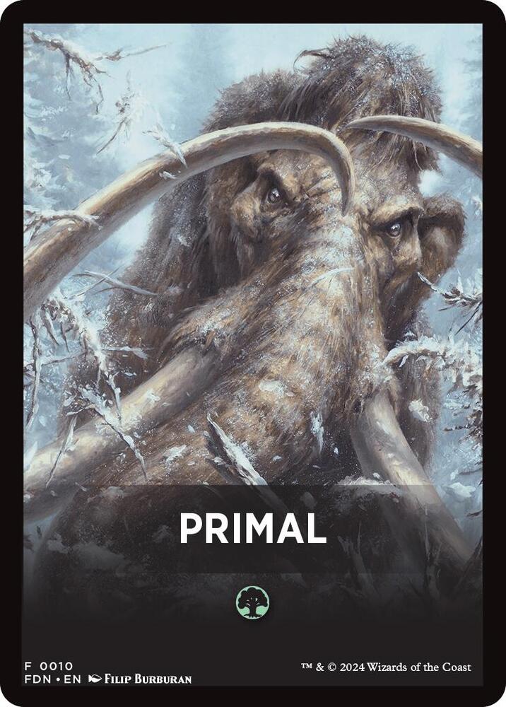 Primal Theme Card [Foundations Tokens] | GrognardGamesBatavia