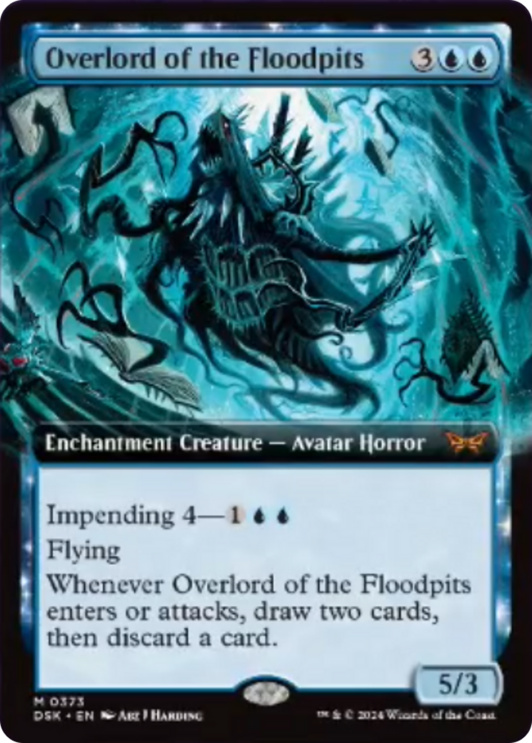 Overlord of the Floodpits (Extended Art) [Duskmourn: House of Horror] | GrognardGamesBatavia