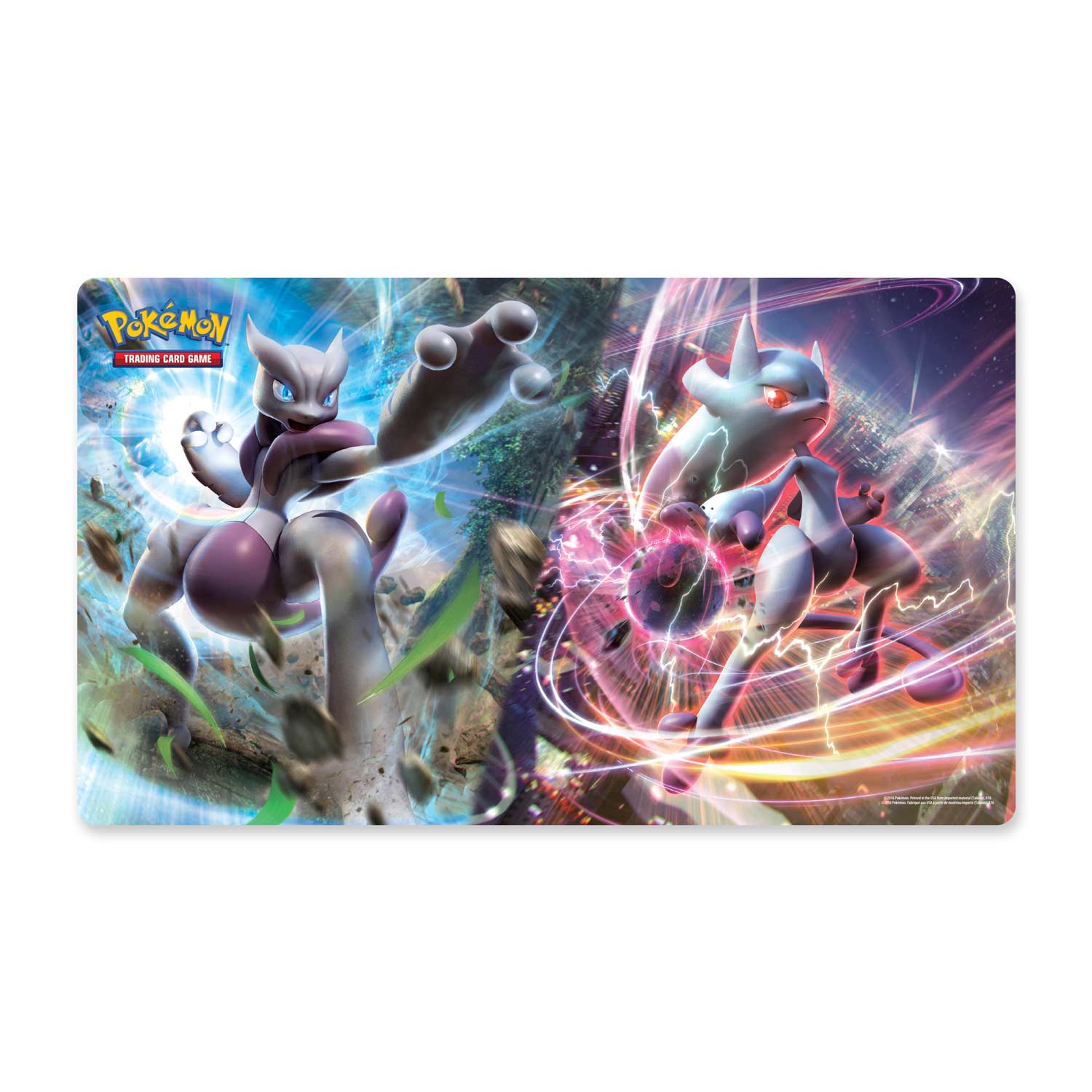 Playmat - Mega Mewtwo X and Mega Mewtwo Y | GrognardGamesBatavia