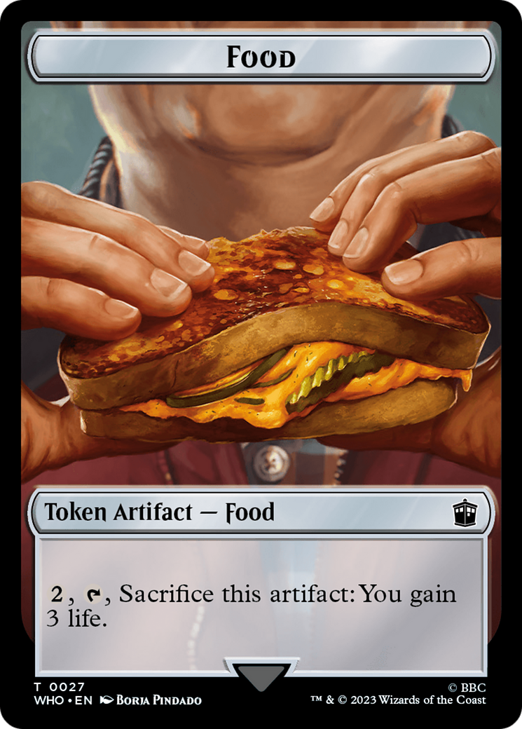 Alien Angel // Food (0027) Double-Sided Token [Doctor Who Tokens] | GrognardGamesBatavia