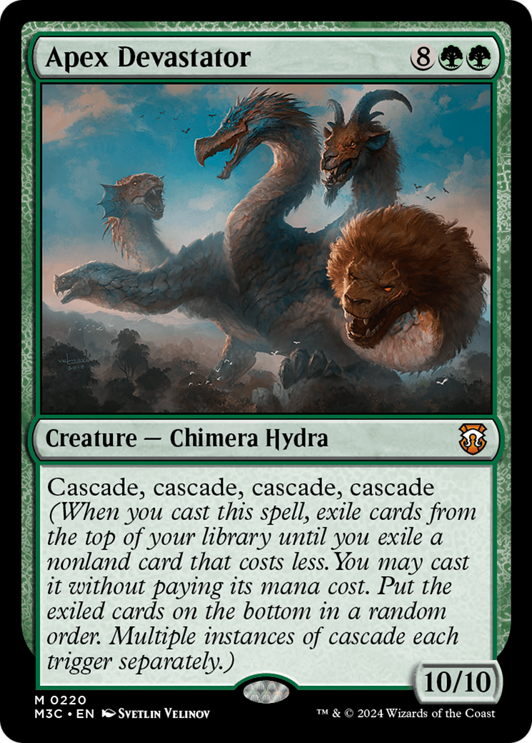 Apex Devastator (Ripple Foil) [Modern Horizons 3 Commander] | GrognardGamesBatavia