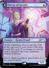 Delver of Secrets // Insectile Aberration (Borderless) [Secret Lair: From Cute to Brute] | GrognardGamesBatavia