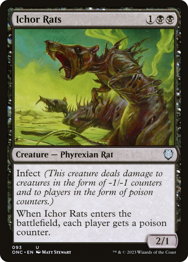 Ichor Rats [Phyrexia: All Will Be One Commander] | GrognardGamesBatavia