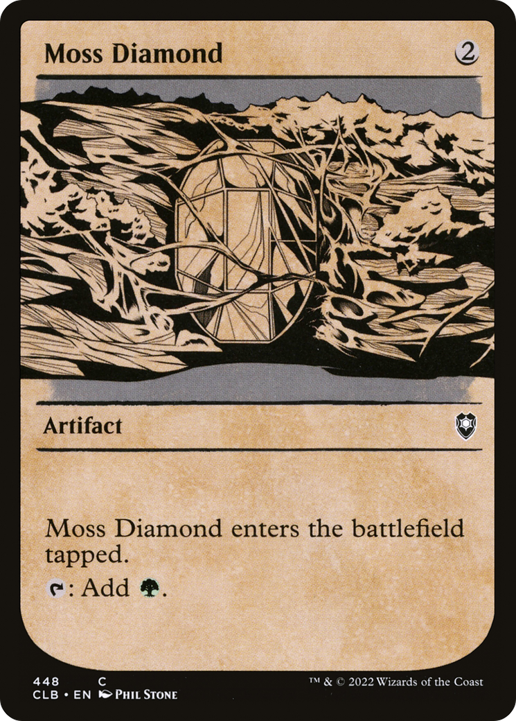 Moss Diamond (Showcase) [Commander Legends: Battle for Baldur's Gate] | GrognardGamesBatavia