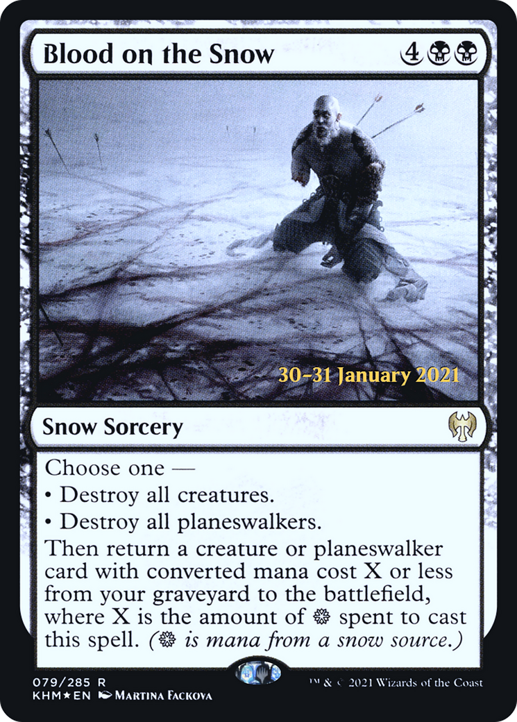 Blood on the Snow [Kaldheim Prerelease Promos] | GrognardGamesBatavia