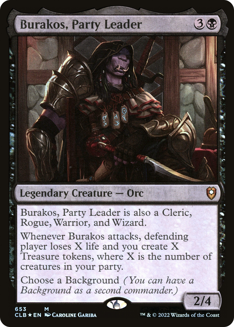 Burakos, Party Leader [Commander Legends: Battle for Baldur's Gate] | GrognardGamesBatavia