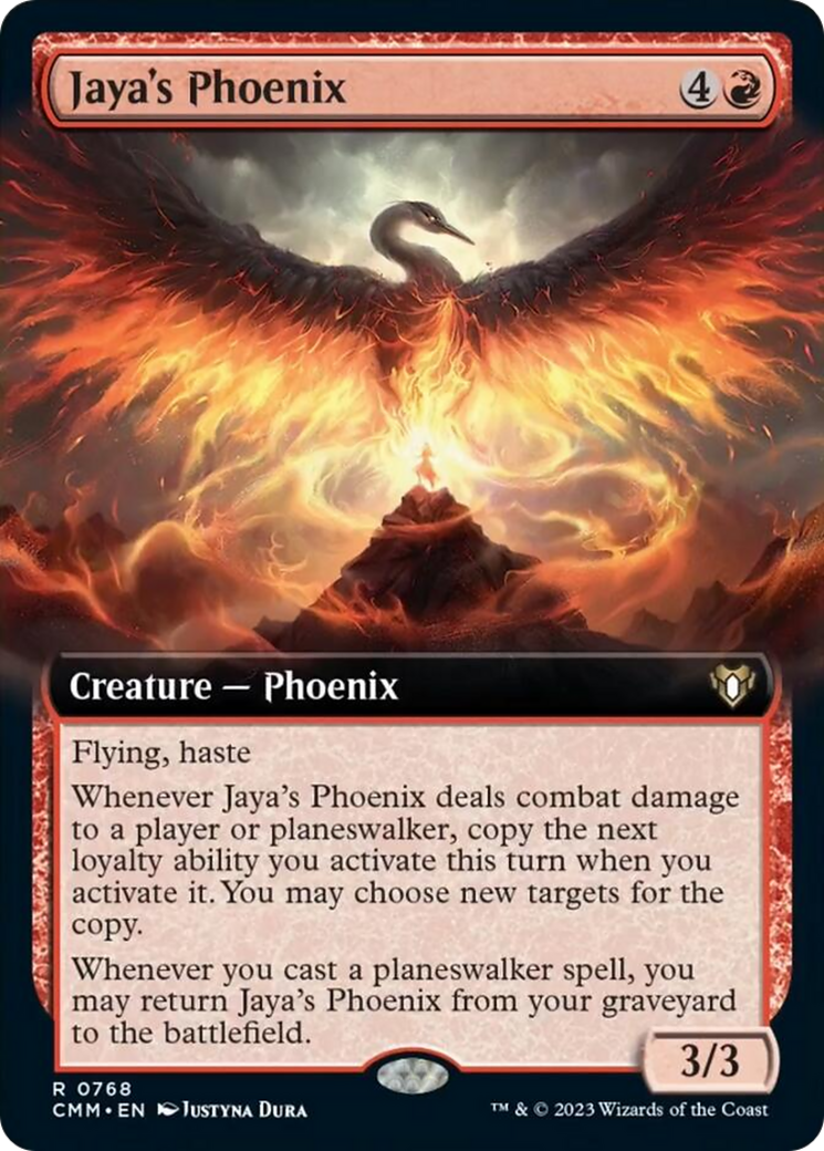 Jaya's Phoenix (Extended Art) [Commander Masters] | GrognardGamesBatavia