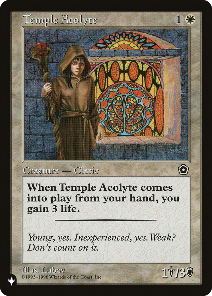 Temple Acolyte [The List Reprints] | GrognardGamesBatavia