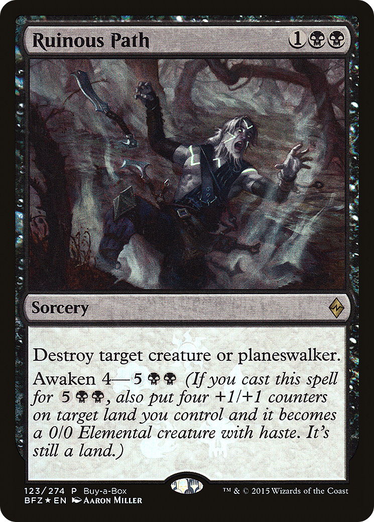 Ruinous Path (Buy-A-Box) [Battle for Zendikar Promos] | GrognardGamesBatavia