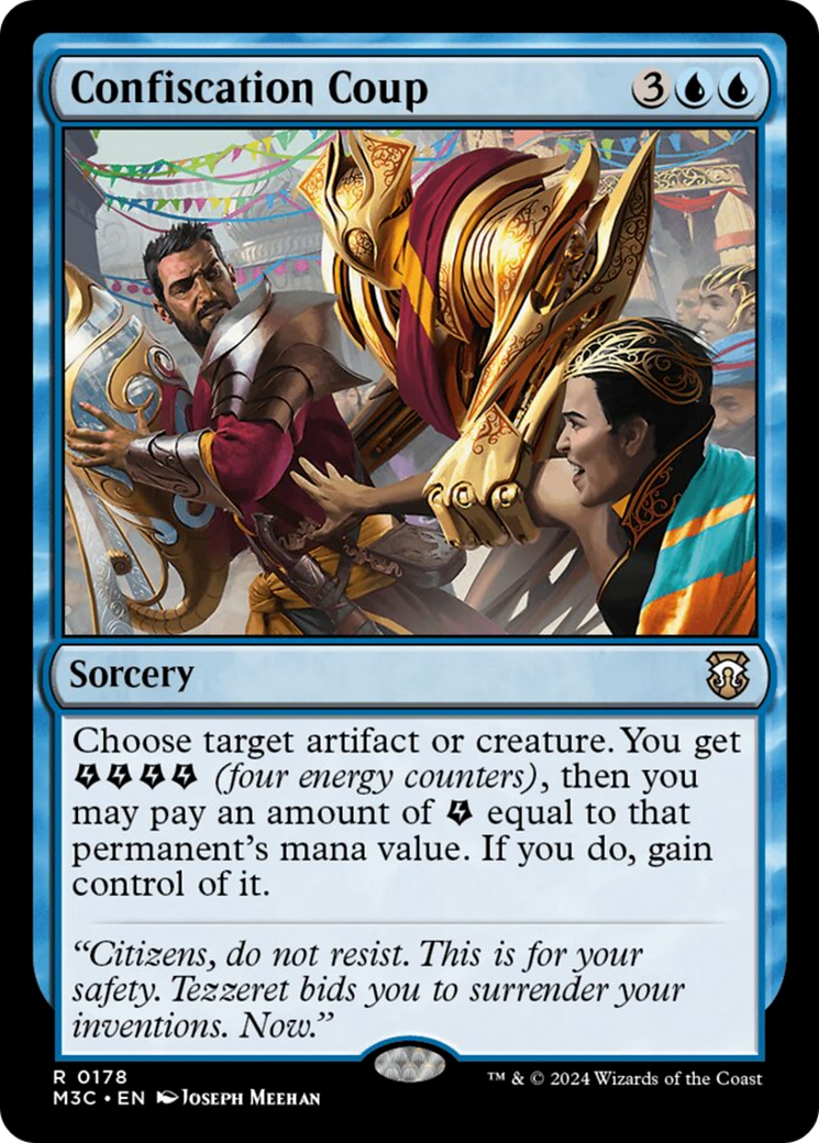 Confiscation Coup (Ripple Foil) [Modern Horizons 3 Commander] | GrognardGamesBatavia