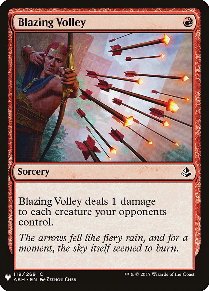 Blazing Volley [Mystery Booster] | GrognardGamesBatavia