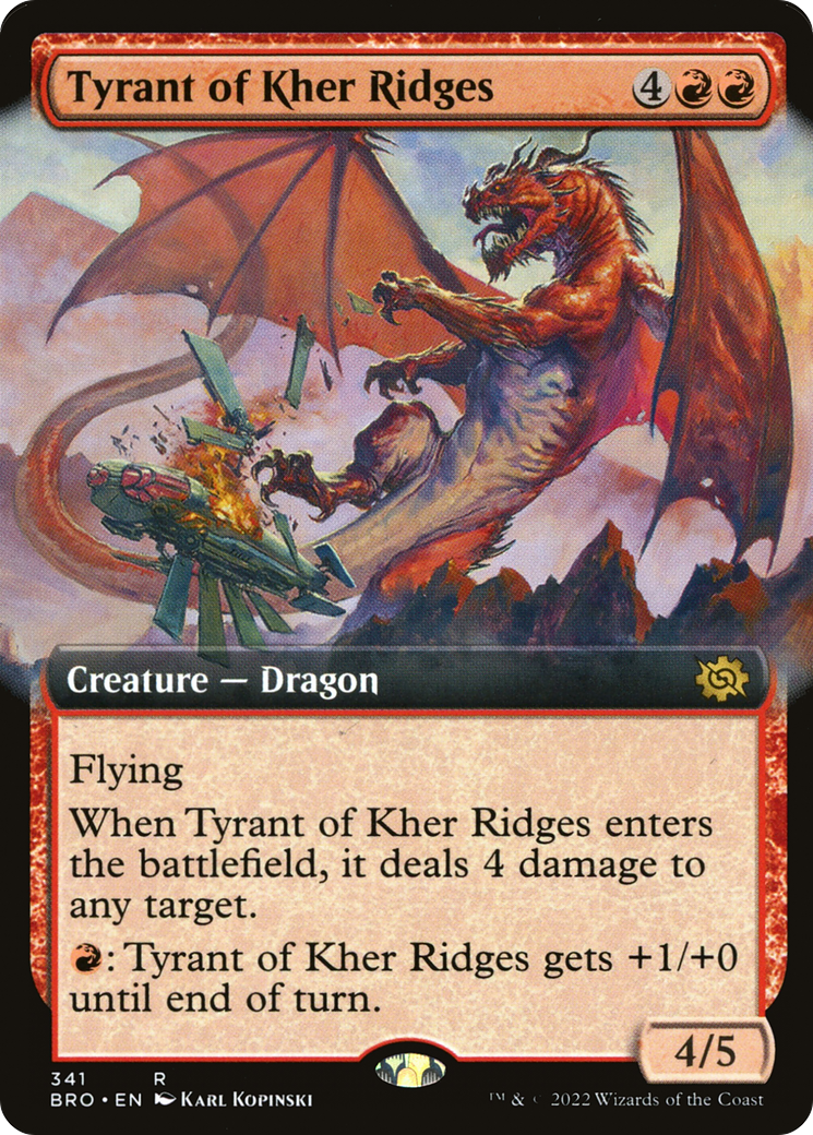 Tyrant of Kher Ridges (Extended Art) [The Brothers' War] | GrognardGamesBatavia