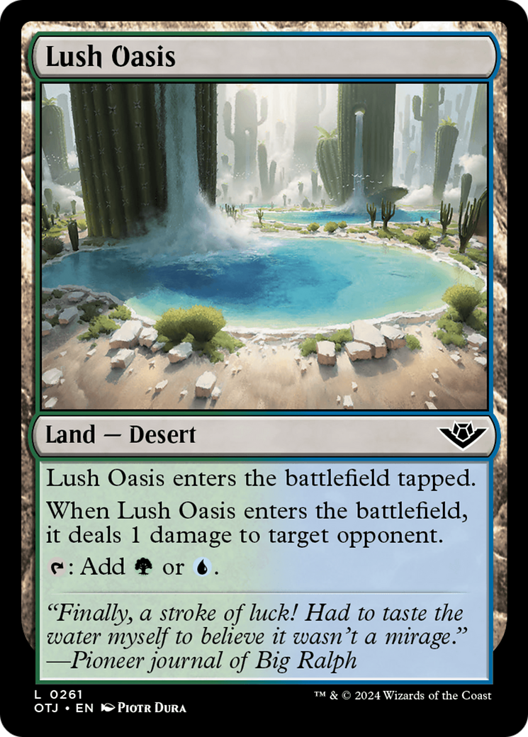 Lush Oasis [Outlaws of Thunder Junction] | GrognardGamesBatavia