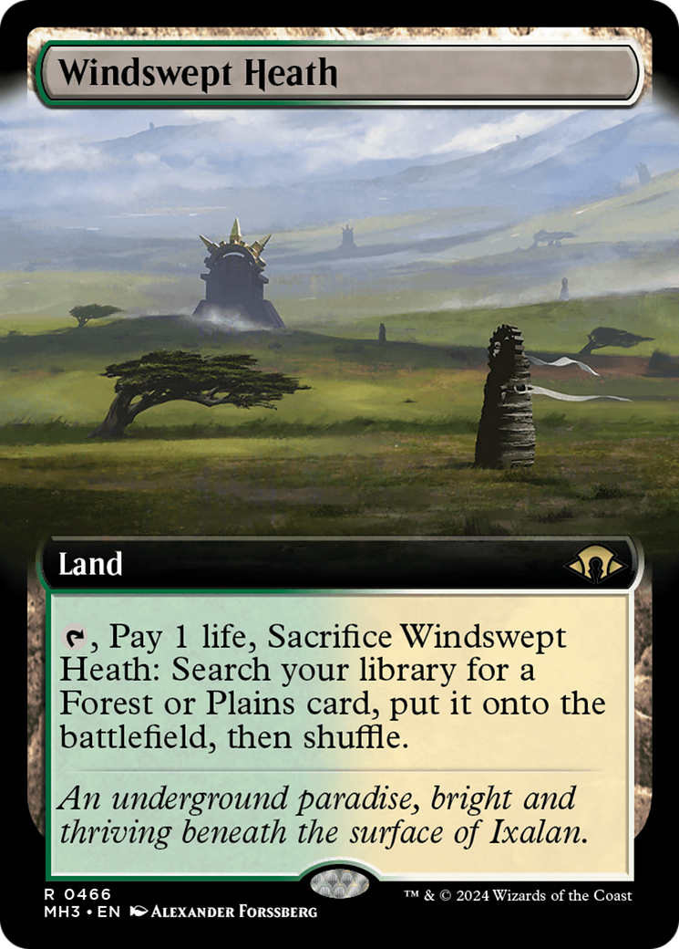 Windswept Heath (Extended Art) [Modern Horizons 3] | GrognardGamesBatavia