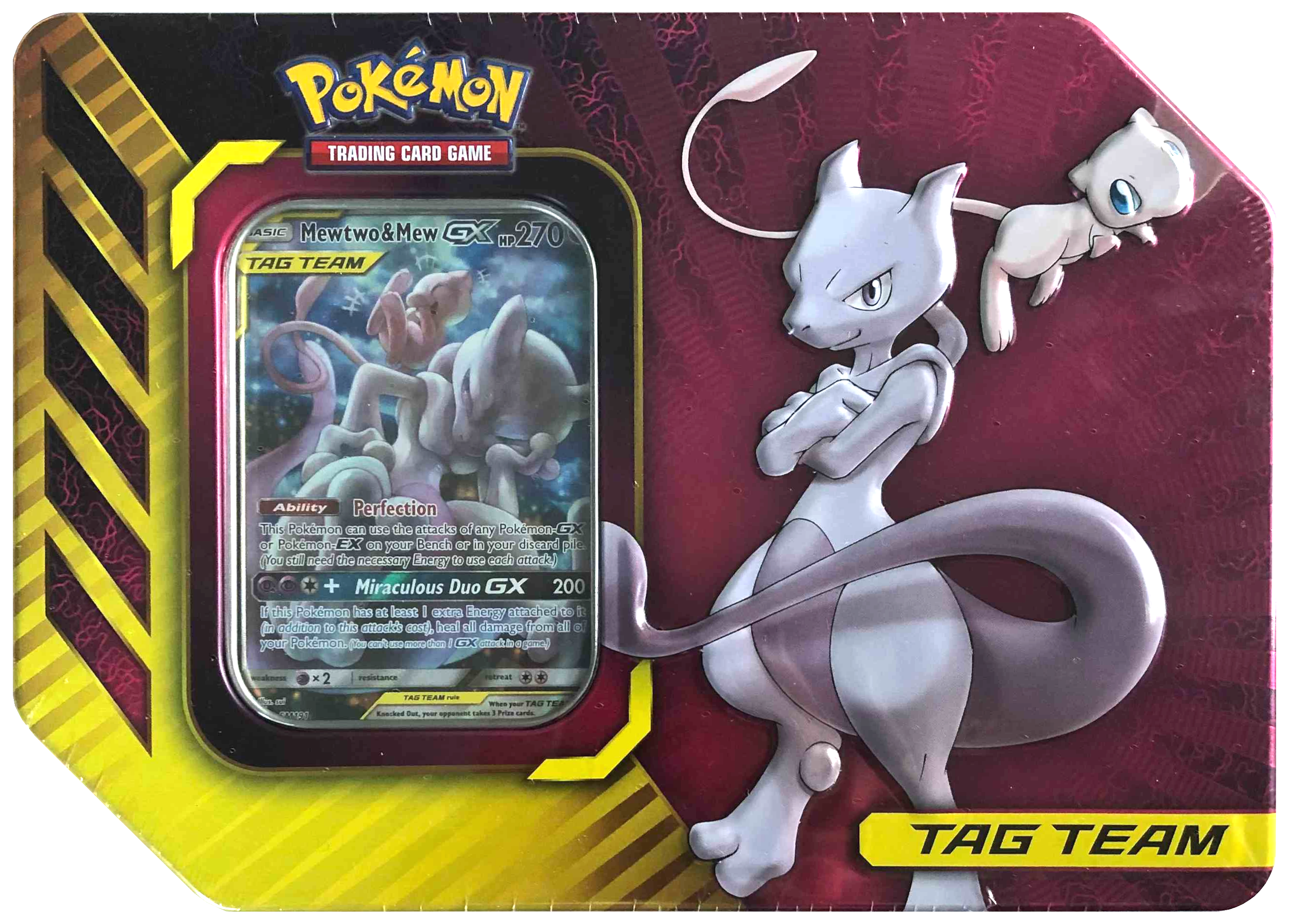 Power Partnership Tin (Mewtwo & Mew GX) | GrognardGamesBatavia