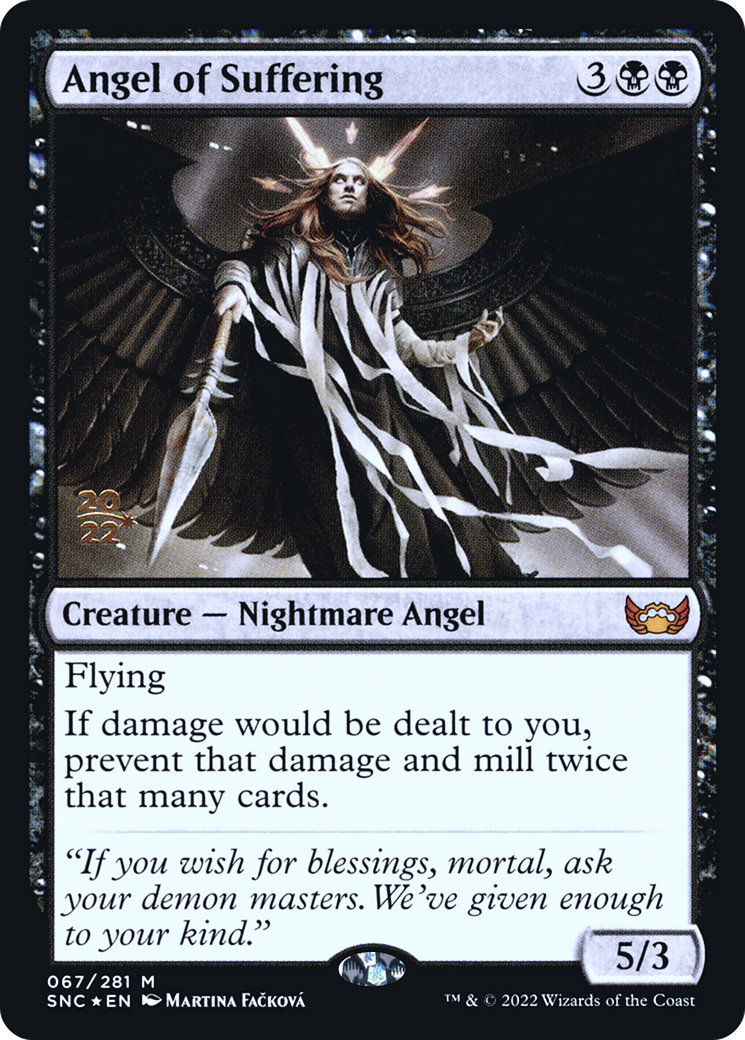 Angel of Suffering [Streets of New Capenna Prerelease Promos] | GrognardGamesBatavia