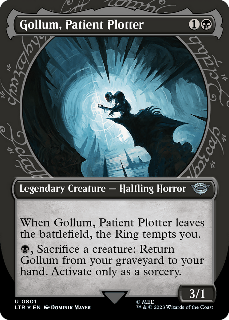 Gollum, Patient Plotter (Showcase) (Surge Foil) [The Lord of the Rings: Tales of Middle-Earth] | GrognardGamesBatavia