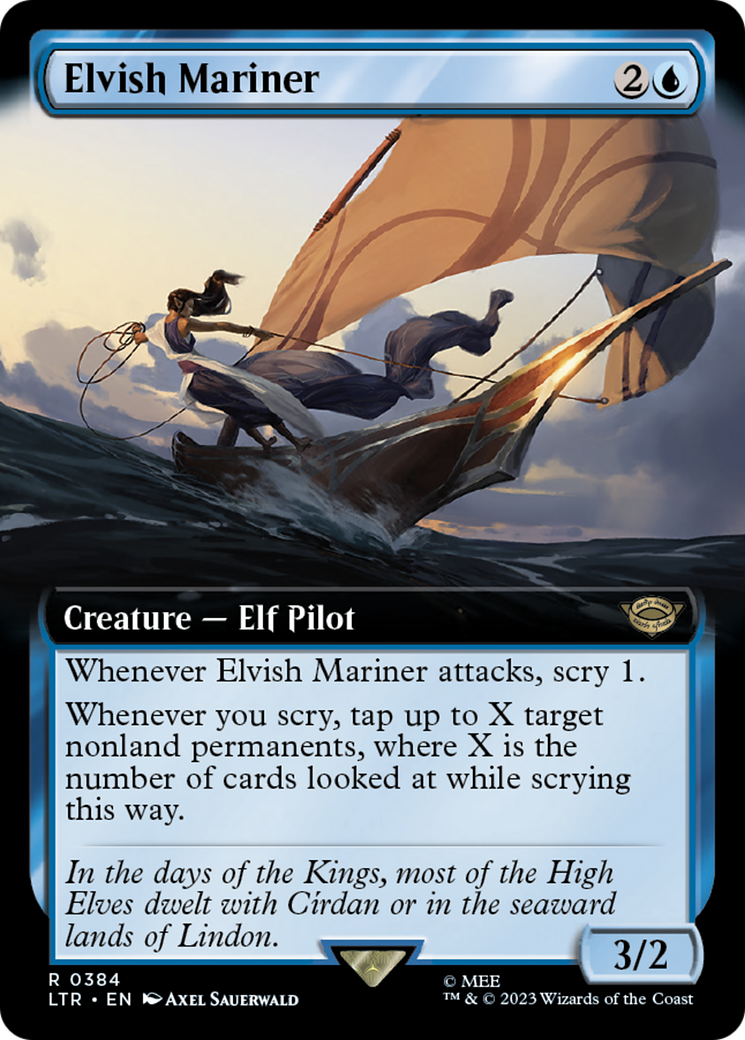 Elvish Mariner (Extended Art) [The Lord of the Rings: Tales of Middle-Earth] | GrognardGamesBatavia