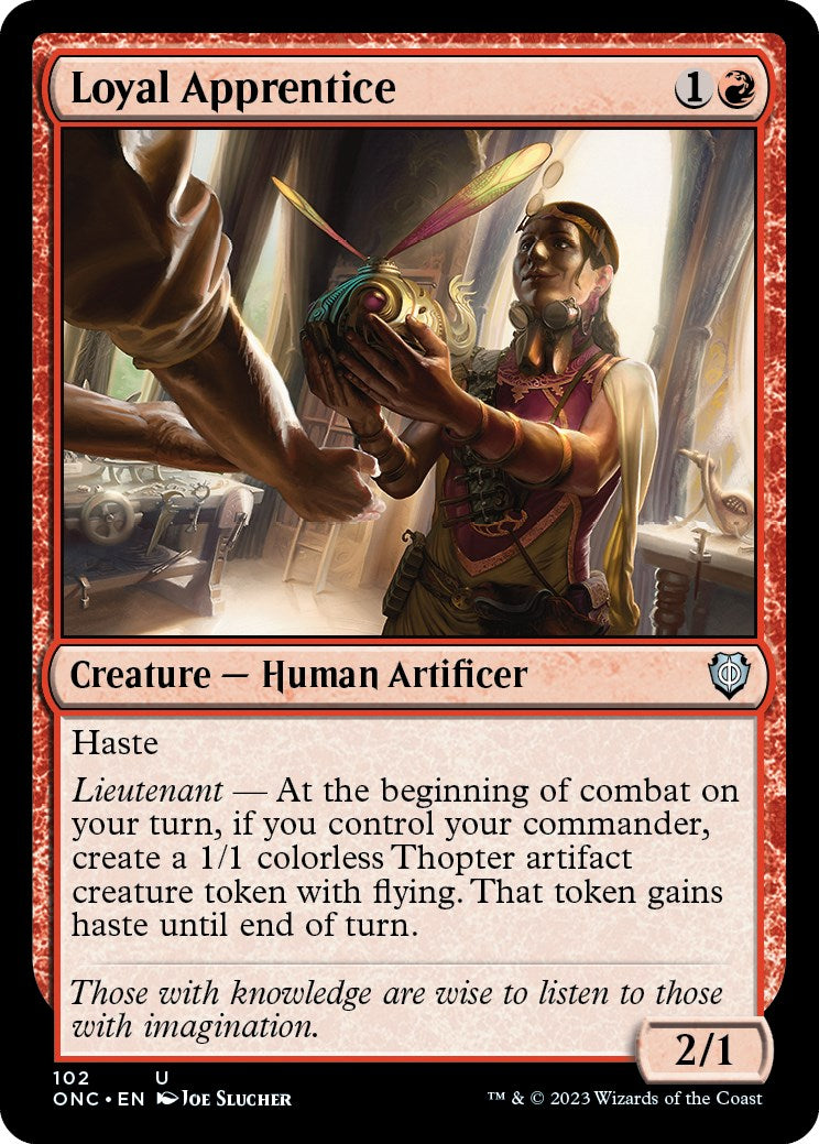 Loyal Apprentice [Phyrexia: All Will Be One Commander] | GrognardGamesBatavia