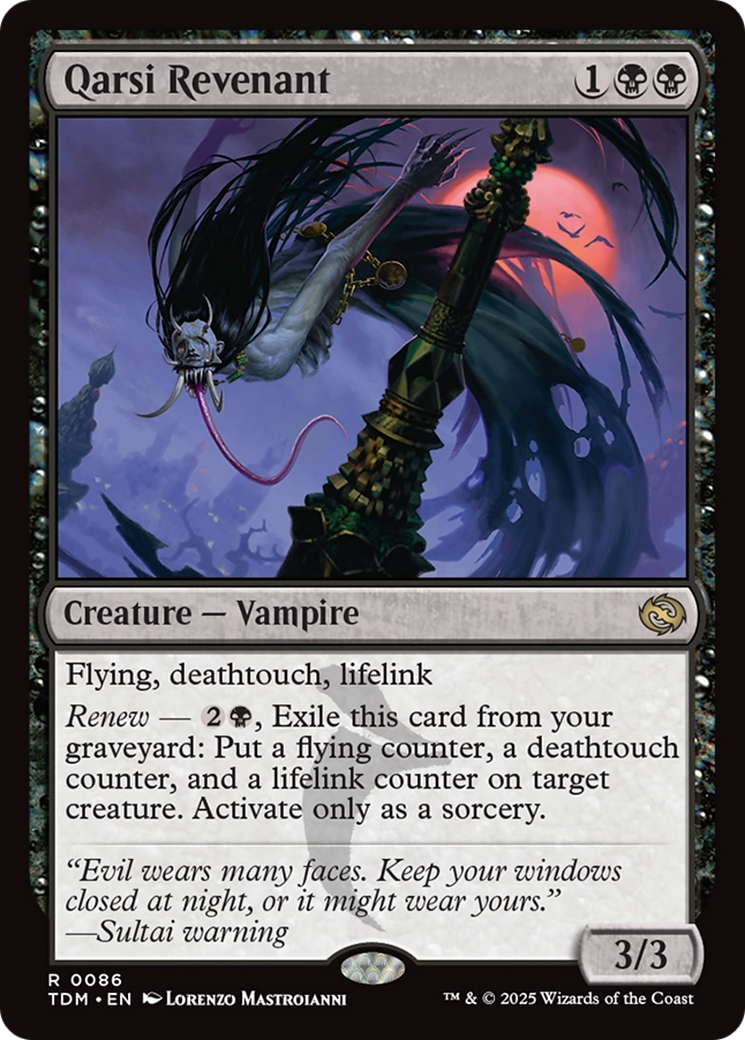 Qarsi Revenant [Tarkir: Dragonstorm] | GrognardGamesBatavia