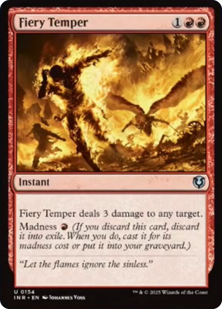 Fiery Temper [Innistrad Remastered] | GrognardGamesBatavia