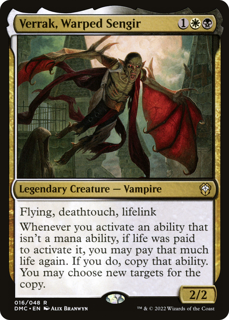 Verrak, Warped Sengir [Dominaria United Commander] | GrognardGamesBatavia