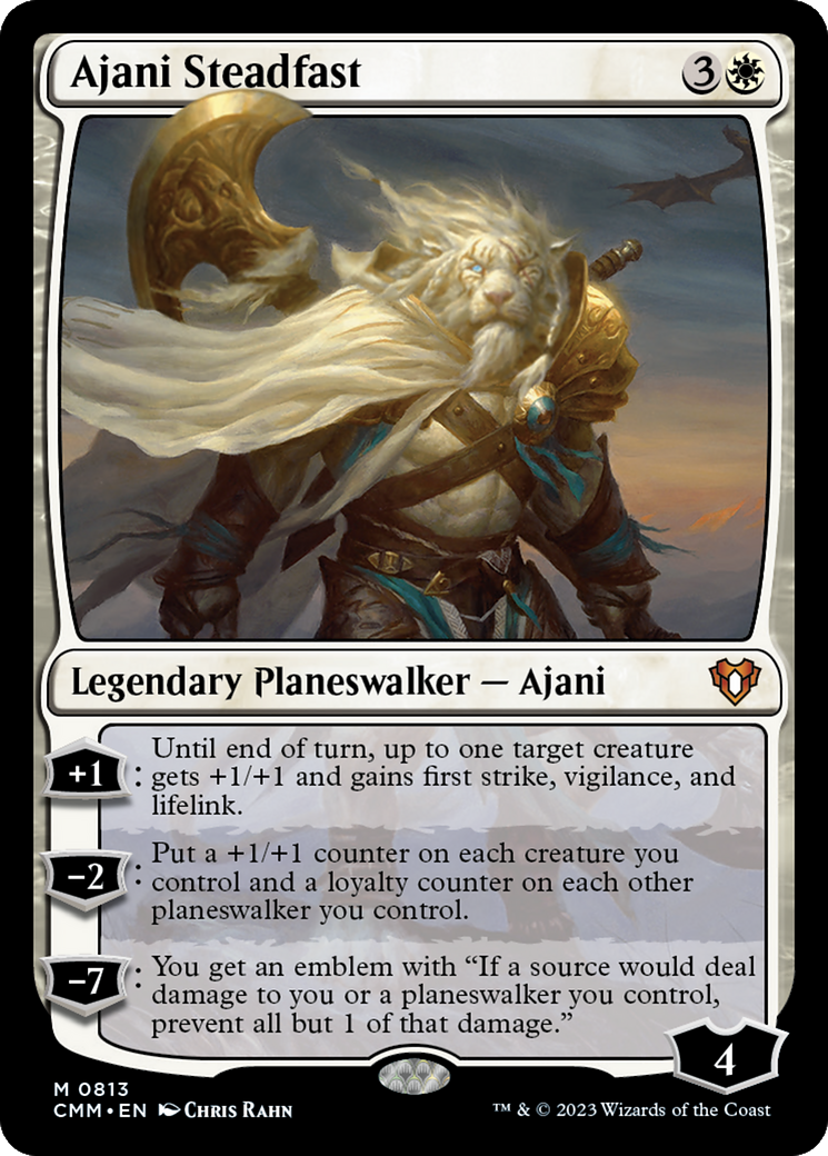 Ajani Steadfast [Commander Masters] | GrognardGamesBatavia