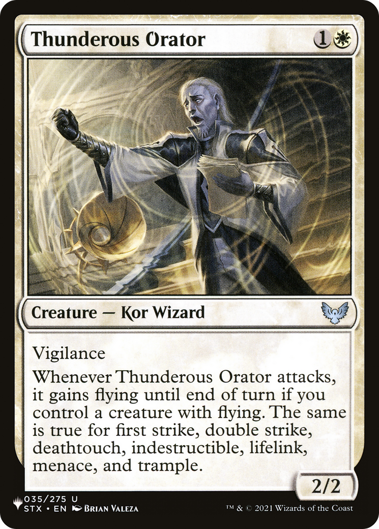 Thunderous Orator [The List Reprints] | GrognardGamesBatavia