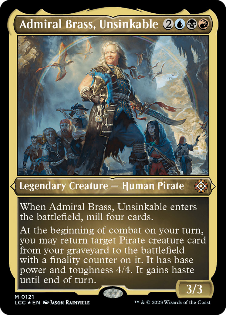 Admiral Brass, Unsinkable (Display Commander) [The Lost Caverns of Ixalan Commander] | GrognardGamesBatavia