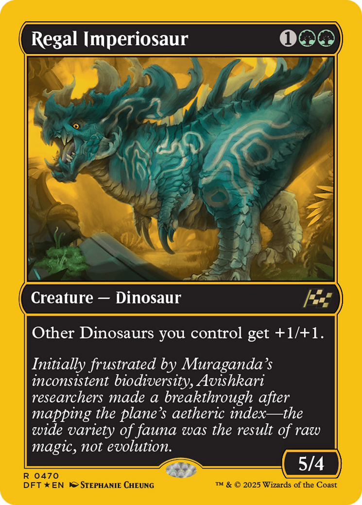 Regal Imperiosaur (First-Place Foil) [Aetherdrift] | GrognardGamesBatavia