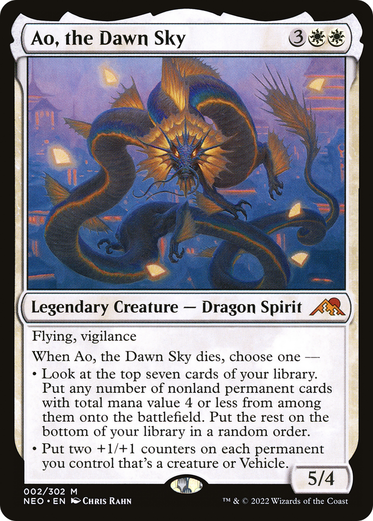 Ao, the Dawn Sky [Kamigawa: Neon Dynasty] | GrognardGamesBatavia