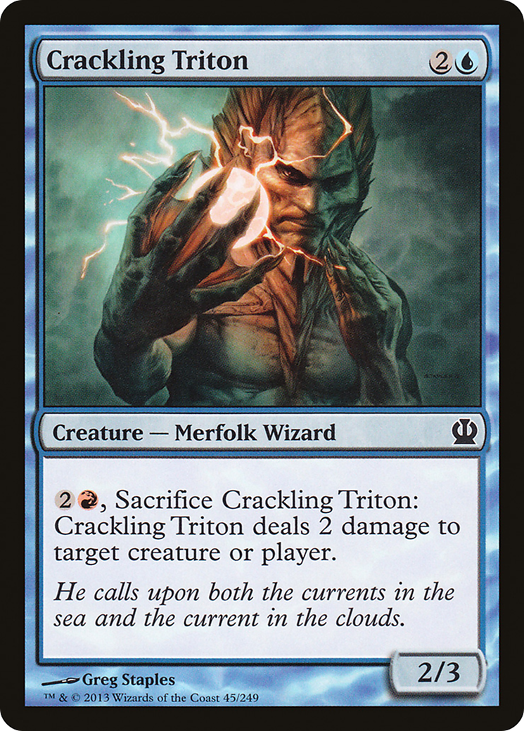 Crackling Triton [Theros] | GrognardGamesBatavia