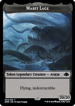 Elephant // Marit Lage Double-Sided Token [Dominaria Remastered Tokens] | GrognardGamesBatavia