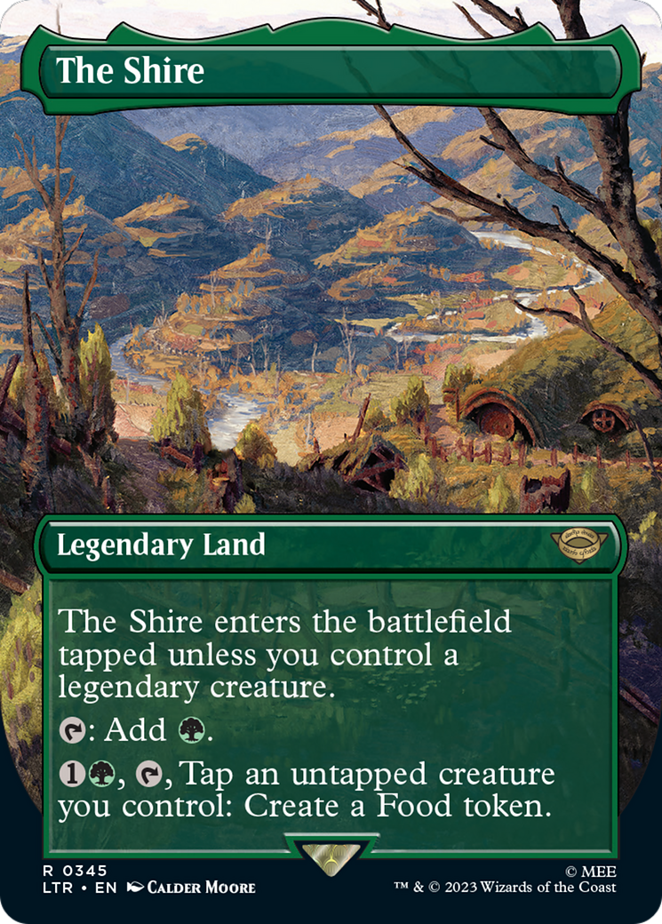 The Shire (Borderless Alternate Art) [The Lord of the Rings: Tales of Middle-Earth] | GrognardGamesBatavia