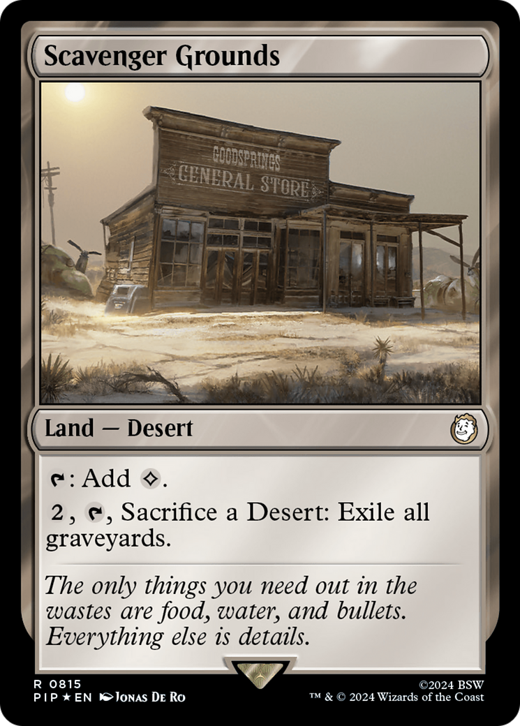 Scavenger Grounds (Surge Foil) [Fallout] | GrognardGamesBatavia