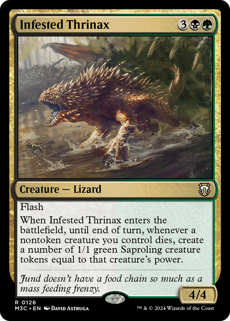 Infested Thrinax [Modern Horizons 3 Commander] | GrognardGamesBatavia