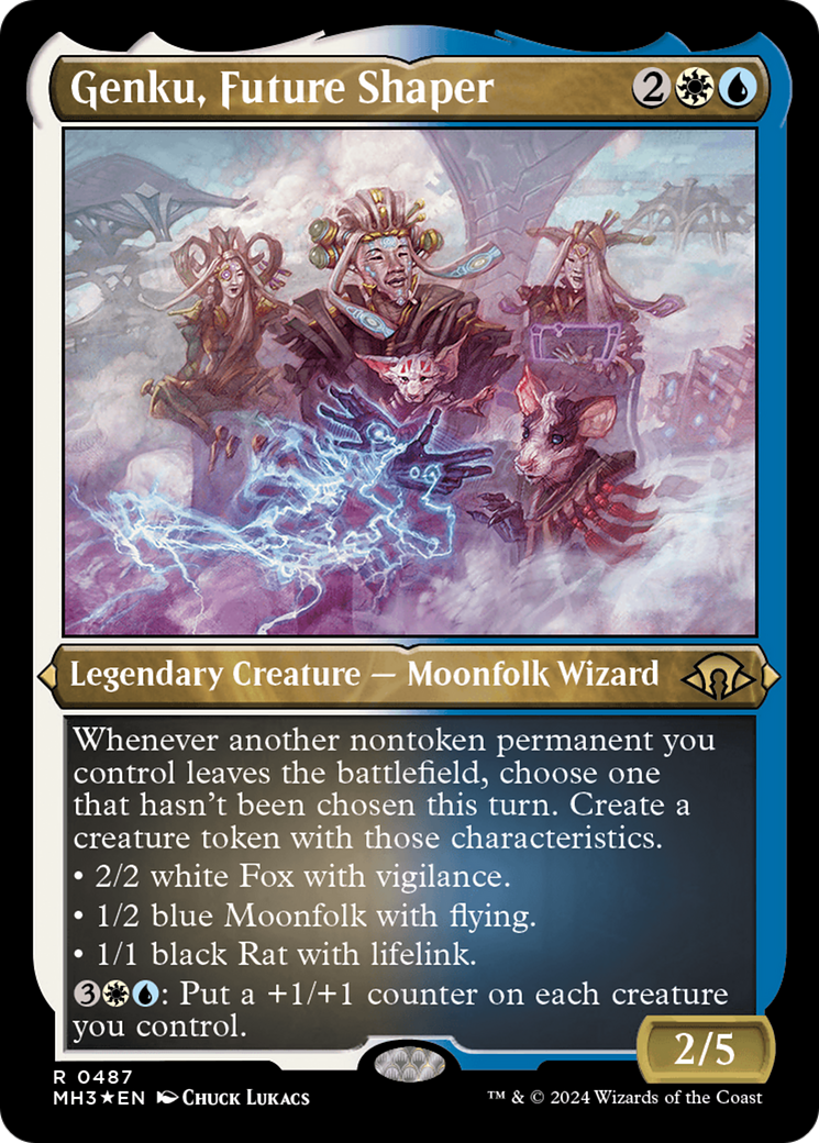 Genku, Future Shaper (Foil Etched) [Modern Horizons 3] | GrognardGamesBatavia