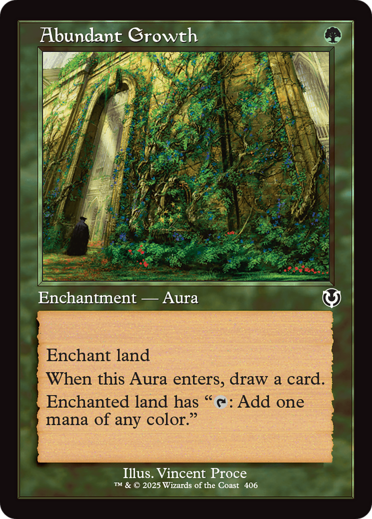 Abundant Growth (Retro Frame) [Innistrad Remastered] | GrognardGamesBatavia