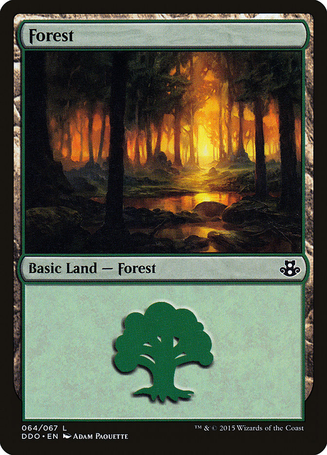 Forest (64) [Duel Decks: Elspeth vs. Kiora] | GrognardGamesBatavia