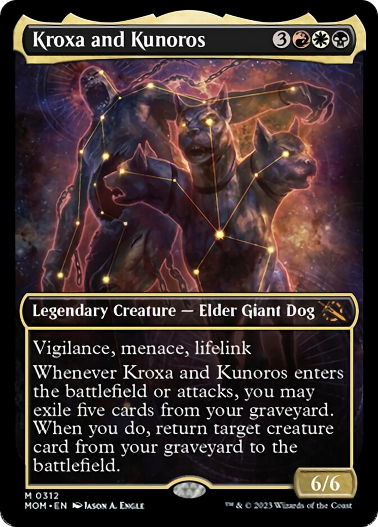 Kroxa and Kunoros (Showcase Planar Booster Fun) [March of the Machine] | GrognardGamesBatavia