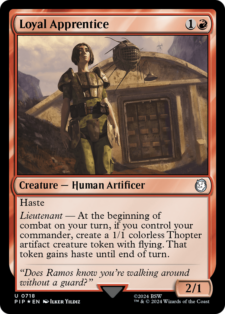 Loyal Apprentice (Surge Foil) [Fallout] | GrognardGamesBatavia